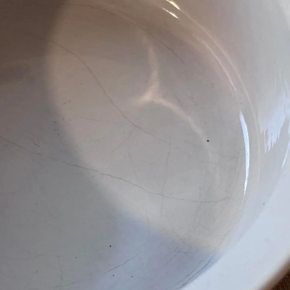CorningWare French White 1.5 Qt Round Stoneware Casserole Souffle Dish 7.5